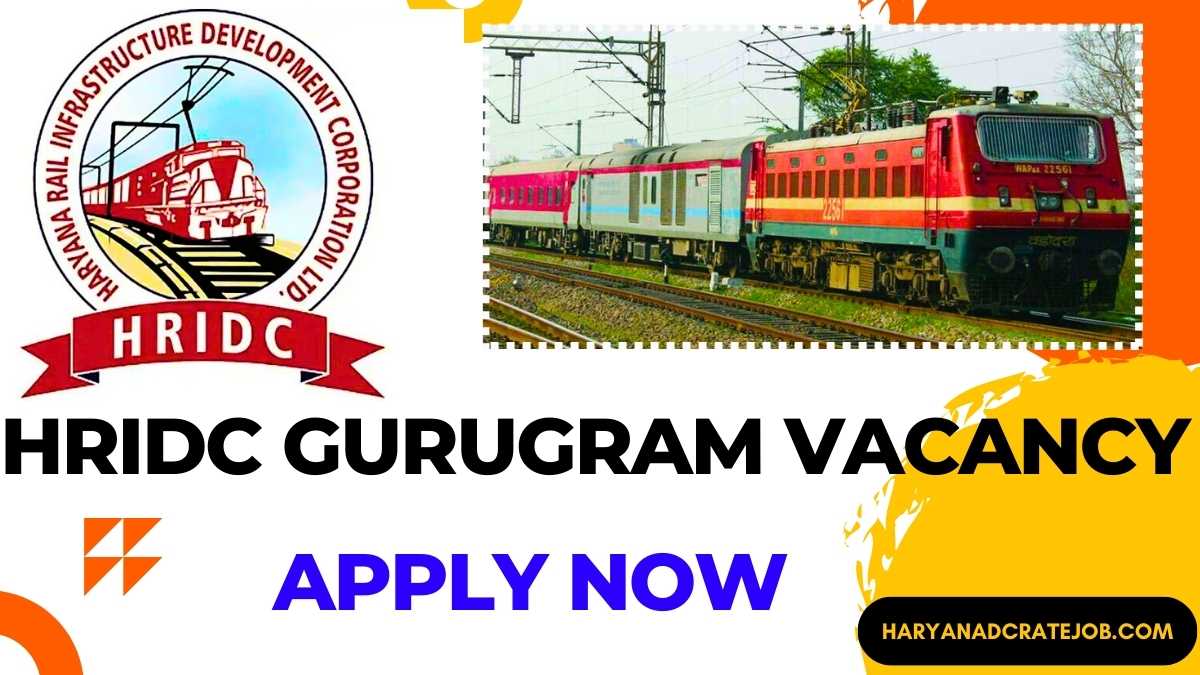 HRIDC Gurugram Vacancy 2023