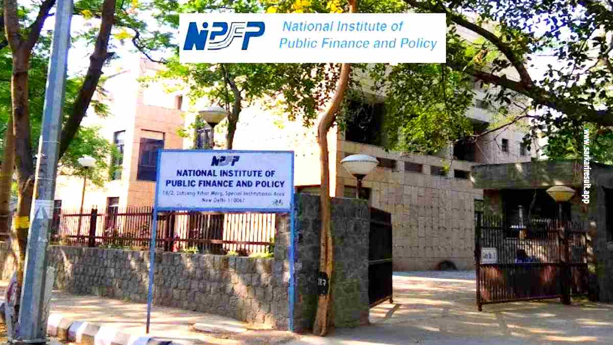 National Institute of Public Finance and Policy Vacancy