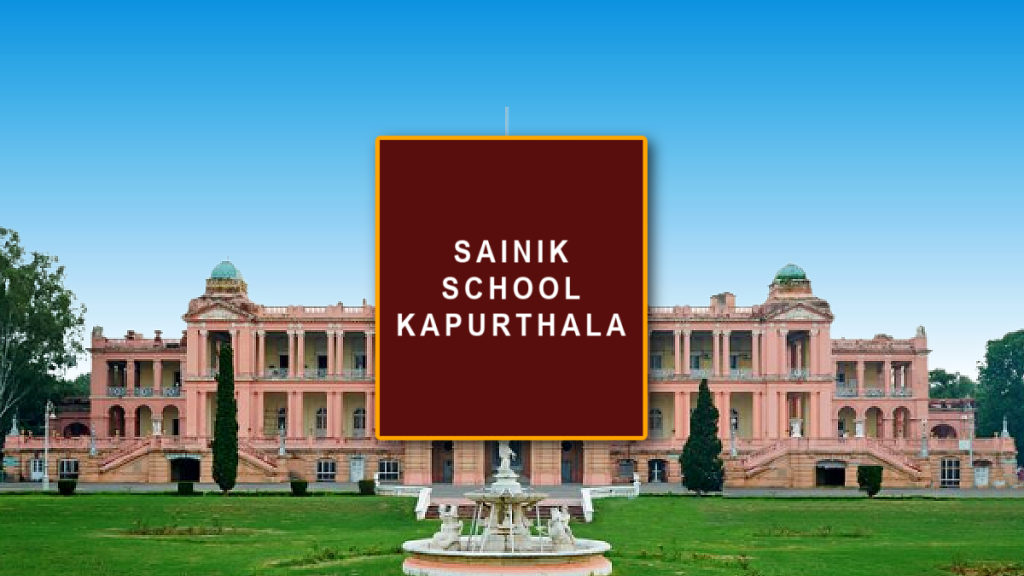 Sainik School Kapurthala Vacancy